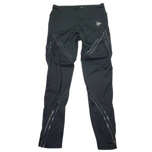 Dunlop Sport Leggings Womens Large Stay Cool Dry and Fresh Black Skinny Stretch